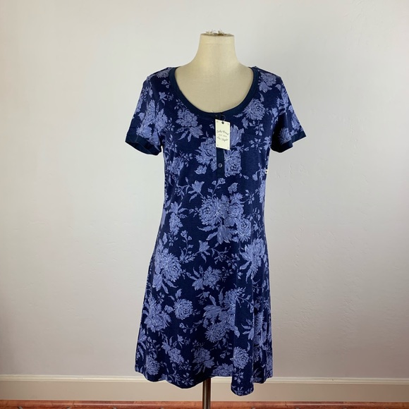 Lucky Brand Other - Lucky Brand Floral Blue Sleep Dress